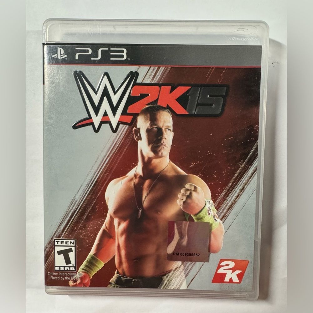 WWE 2K15 (Sony PlayStation 3, 2014) PS3 Complete with Manual John Cena Cover